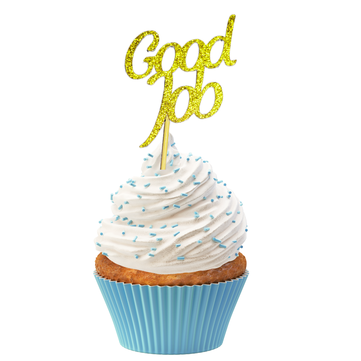 12Pcs Good Job  Cupcake Toppers